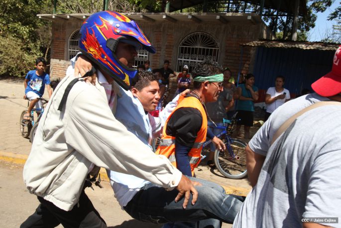 Familias de Masachapa participan masivamente en simulacros de terremoto y tsunami  