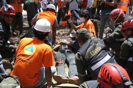 Reparto San Antonio vive jornada con simulacro nacional ante desastres