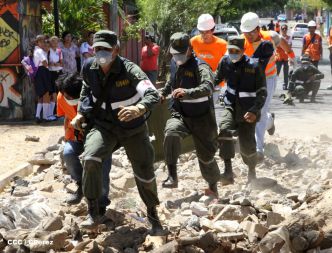 Reparto San Antonio vive jornada con simulacro nacional ante desastres