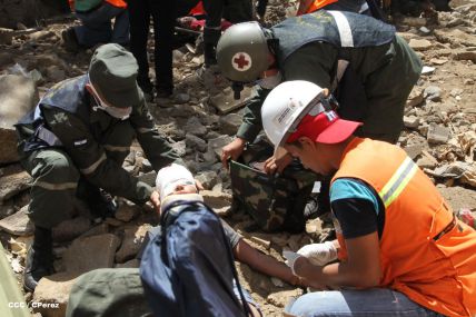 Reparto San Antonio vive jornada con simulacro nacional ante desastres