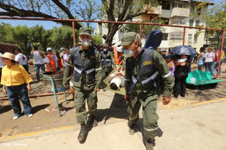 Reparto San Antonio vive jornada con simulacro nacional ante desastres
