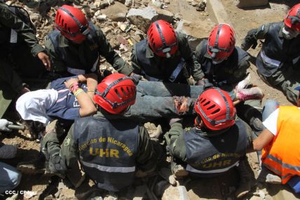 Reparto San Antonio vive jornada con simulacro nacional ante desastres