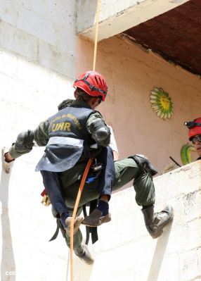 Reparto San Antonio vive jornada con simulacro nacional ante desastres