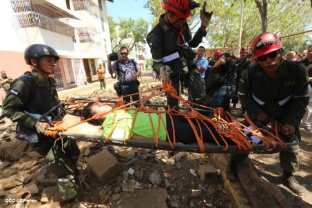 Reparto San Antonio vive jornada con simulacro nacional ante desastres