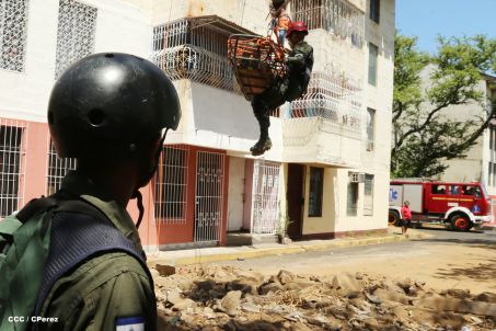Reparto San Antonio vive jornada con simulacro nacional ante desastres