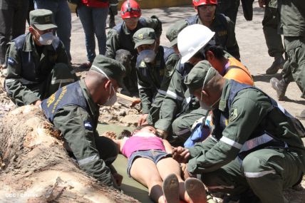 Reparto San Antonio vive jornada con simulacro nacional ante desastres