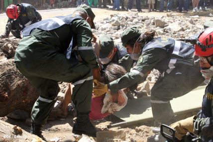 Reparto San Antonio vive jornada con simulacro nacional ante desastres