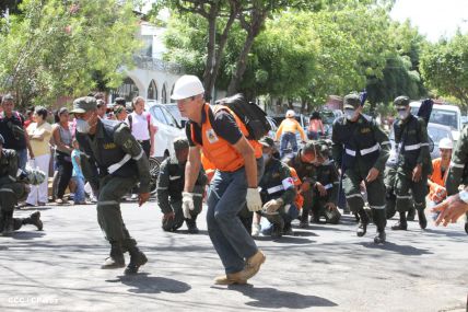 Reparto San Antonio vive jornada con simulacro nacional ante desastres