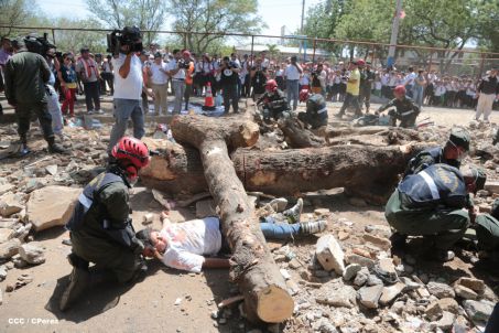 Reparto San Antonio vive jornada con simulacro nacional ante desastres