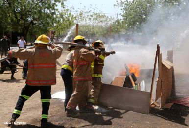 Reparto San Antonio vive jornada con simulacro nacional ante desastres
