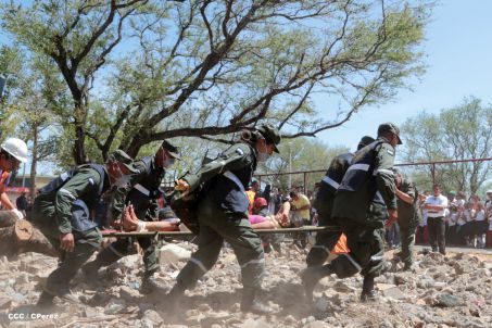 Reparto San Antonio vive jornada con simulacro nacional ante desastres