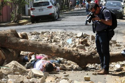 Reparto San Antonio vive jornada con simulacro nacional ante desastres