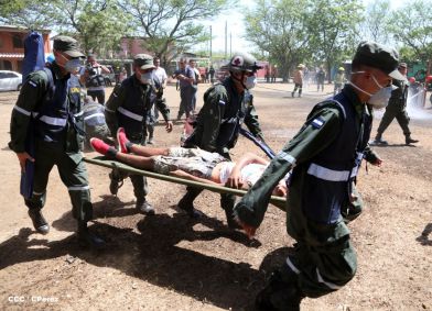 Reparto San Antonio vive jornada con simulacro nacional ante desastres