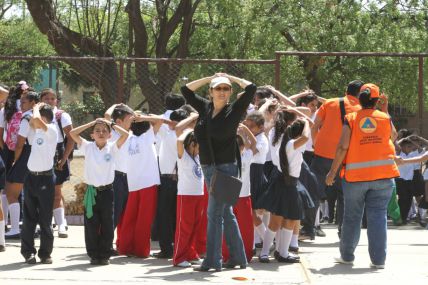Reparto San Antonio vive jornada con simulacro nacional ante desastres