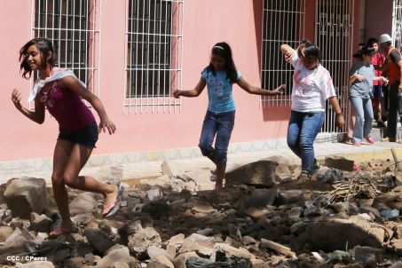 Reparto San Antonio vive jornada con simulacro nacional ante desastres