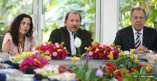 Presidente Daniel y Compañera Rosario sostienen encuentro con Canciller de la Federación de Rusia