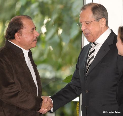 Presidente Daniel y Compañera Rosario sostienen encuentro con Canciller de la Federación de Rusia