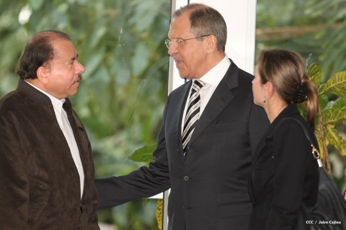 Presidente Daniel y Compañera Rosario sostienen encuentro con Canciller de la Federación de Rusia