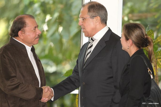 Presidente Daniel y Compañera Rosario sostienen encuentro con Canciller de la Federación de Rusia