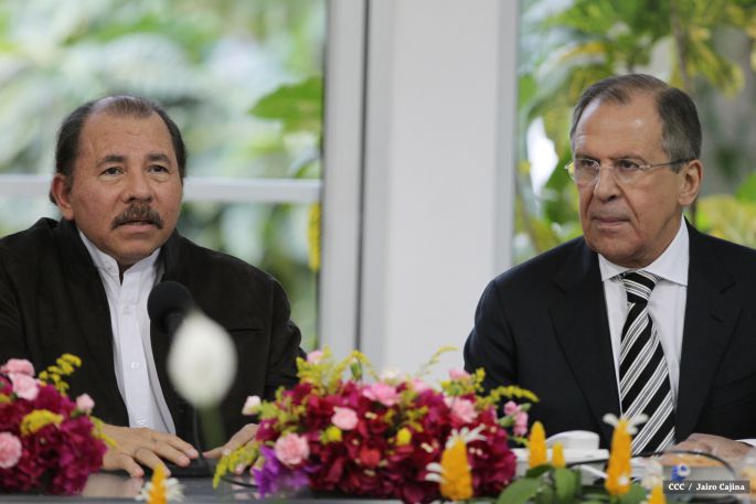 Presidente Daniel y Compañera Rosario sostienen encuentro con Canciller de la Federación de Rusia