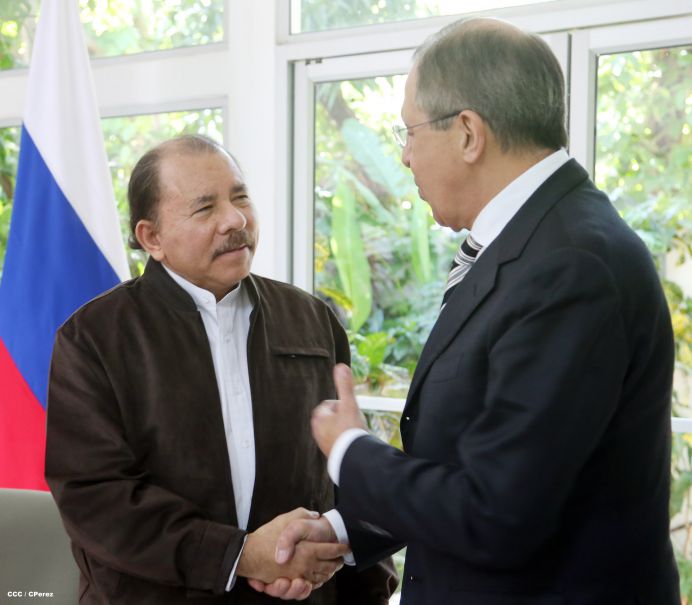 Presidente Daniel y Compañera Rosario sostienen encuentro con Canciller de la Federación de Rusia