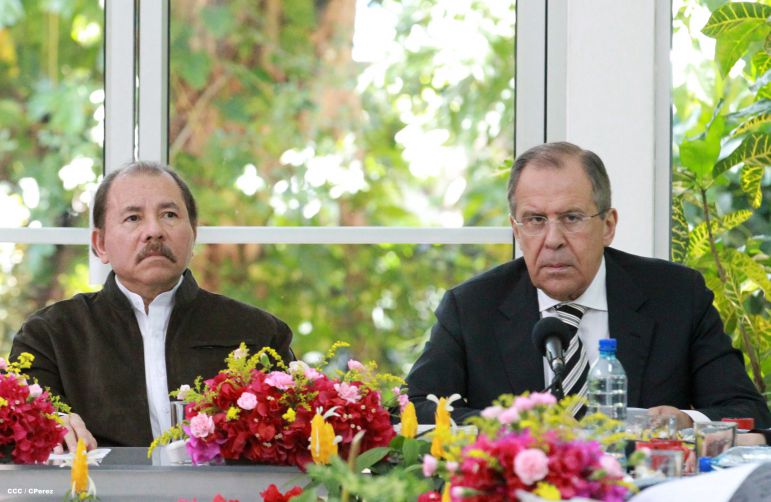 Presidente Daniel y Compañera Rosario sostienen encuentro con Canciller de la Federación de Rusia