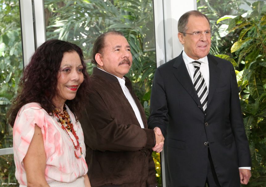 Presidente Daniel y Compañera Rosario sostienen encuentro con Canciller de la Federación de Rusia