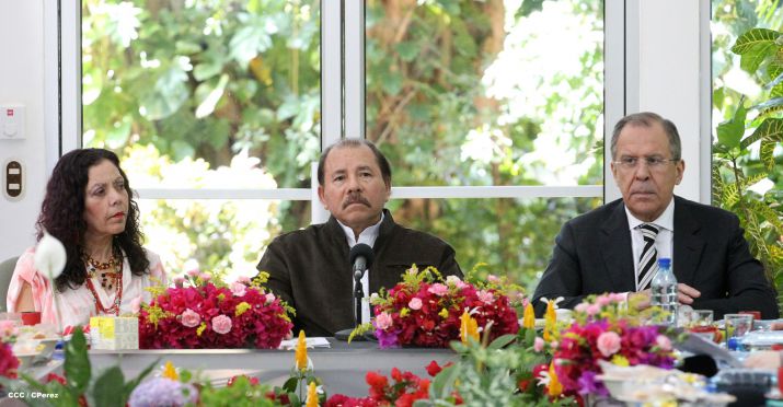 Presidente Daniel y Compañera Rosario sostienen encuentro con Canciller de la Federación de Rusia