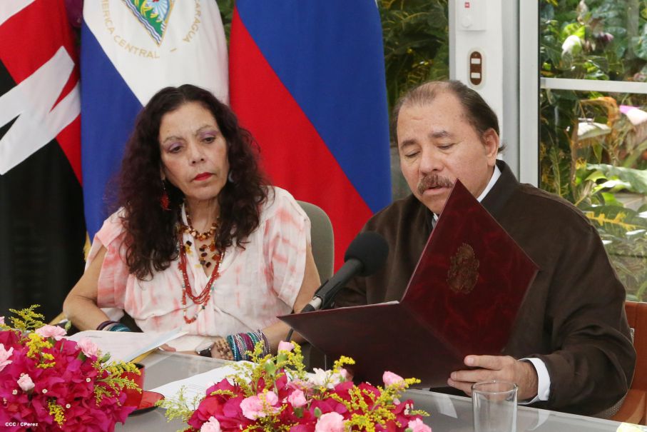 Presidente Daniel y Compañera Rosario sostienen encuentro con Canciller de la Federación de Rusia