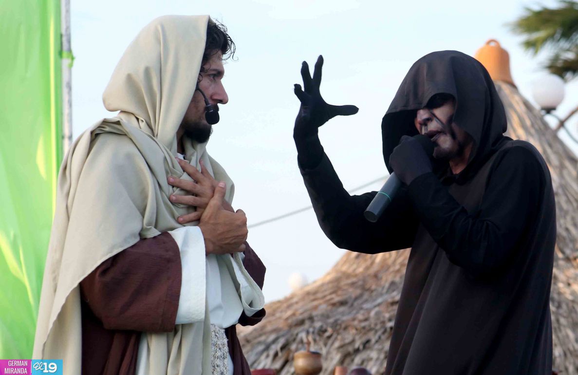 Ponen en escena Vida, Pasión y Muerte de Cristo en Puerto Salvador Allende