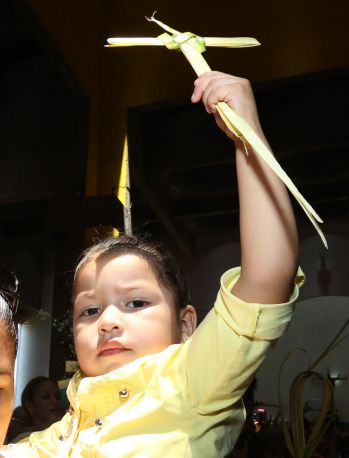 Cardenal Brenes preside peregrinación en honor a Jesús del Triunfo y misa de Domingo de Ramos 