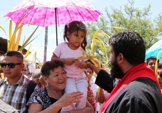 Cardenal Brenes preside peregrinación en honor a Jesús del Triunfo y misa de Domingo de Ramos 