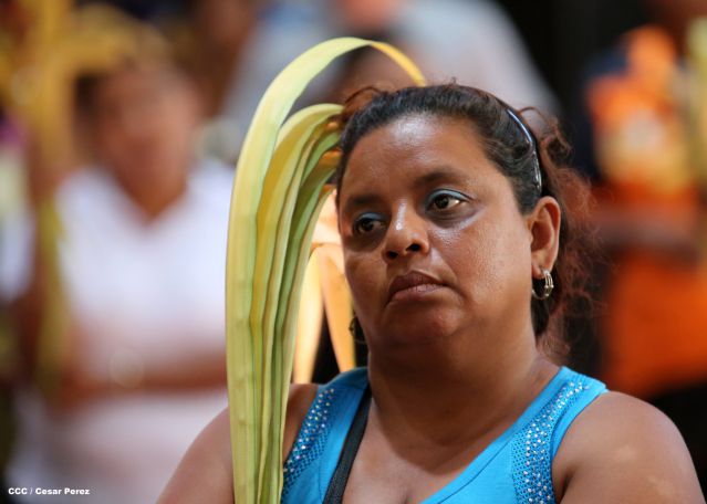 Cardenal Brenes preside peregrinación en honor a Jesús del Triunfo y misa de Domingo de Ramos 