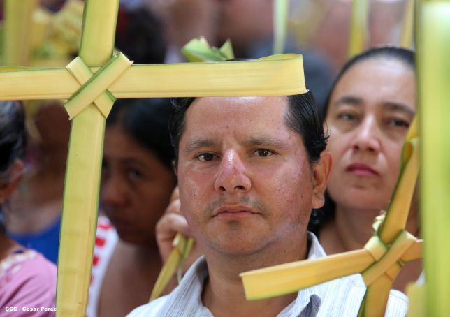 Cardenal Brenes preside peregrinación en honor a Jesús del Triunfo y misa de Domingo de Ramos 