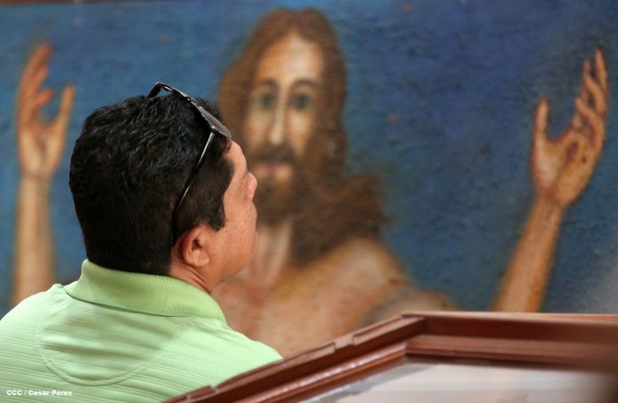 Cardenal Brenes preside peregrinación en honor a Jesús del Triunfo y misa de Domingo de Ramos 