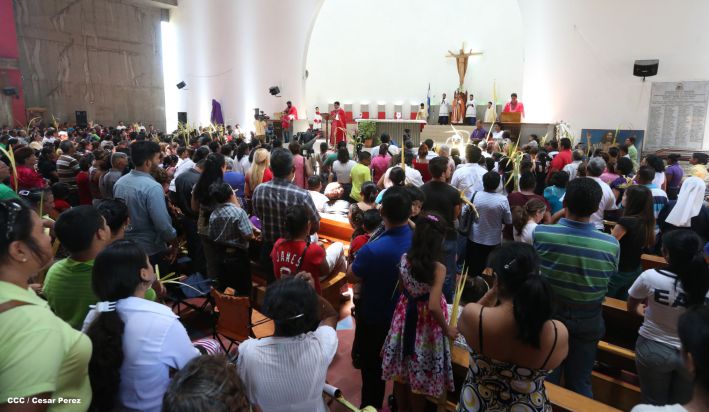 Cardenal Brenes preside peregrinación en honor a Jesús del Triunfo y misa de Domingo de Ramos 