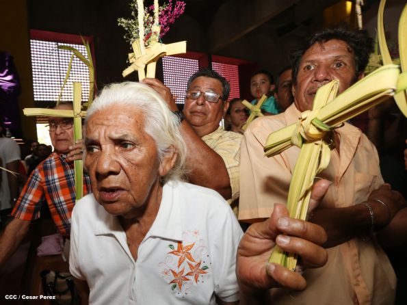 Cardenal Brenes preside peregrinación en honor a Jesús del Triunfo y misa de Domingo de Ramos 
