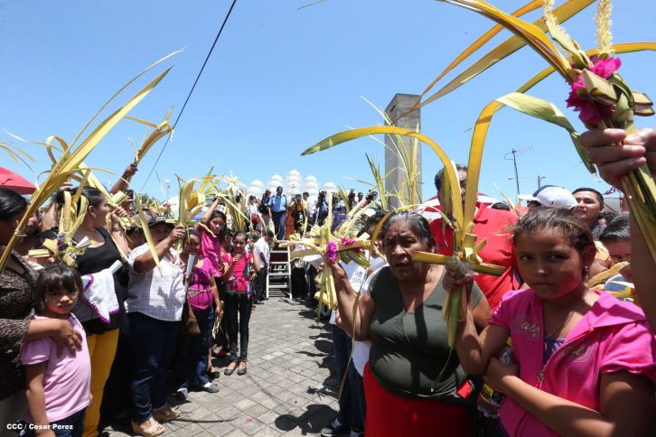 Cardenal Brenes preside peregrinación en honor a Jesús del Triunfo y misa de Domingo de Ramos 