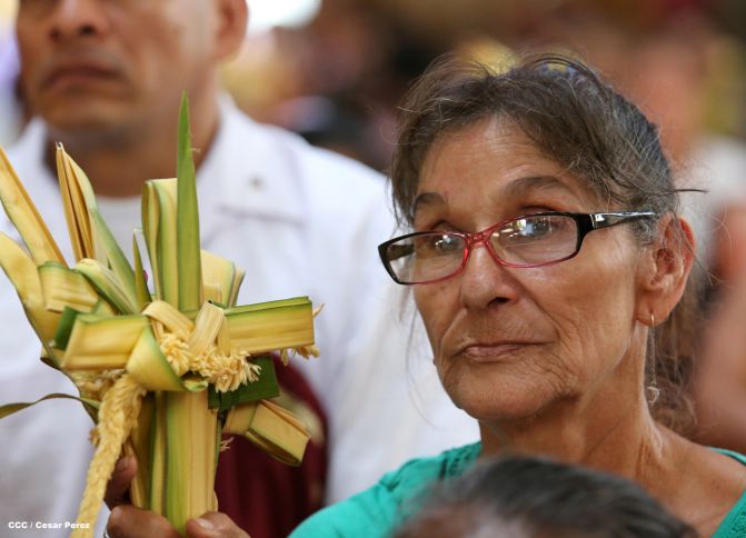 Cardenal Brenes preside peregrinación en honor a Jesús del Triunfo y misa de Domingo de Ramos 