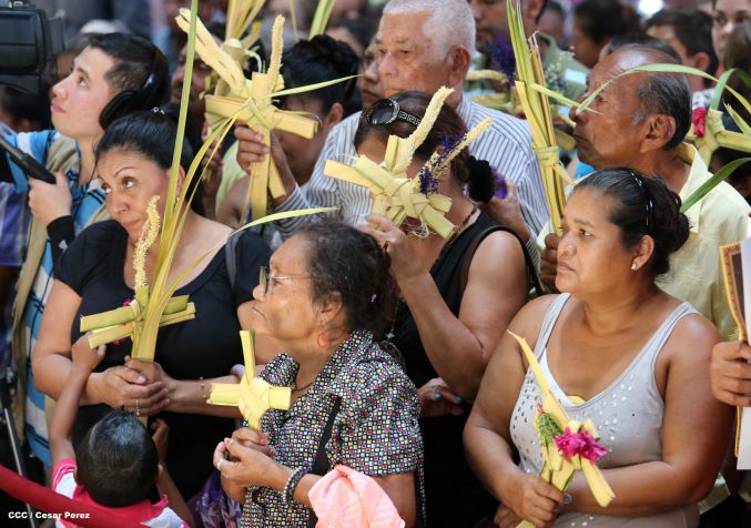 Cardenal Brenes preside peregrinación en honor a Jesús del Triunfo y misa de Domingo de Ramos 