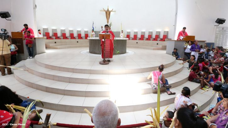 Cardenal Brenes preside peregrinación en honor a Jesús del Triunfo y misa de Domingo de Ramos 