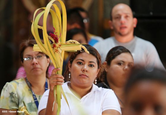 Cardenal Brenes preside peregrinación en honor a Jesús del Triunfo y misa de Domingo de Ramos 