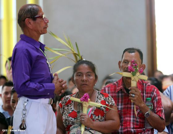 Cardenal Brenes preside peregrinación en honor a Jesús del Triunfo y misa de Domingo de Ramos 