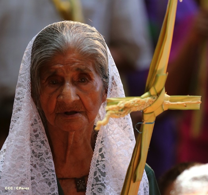 Procesión de la Burrita en Managua (Semana Santa 2013)