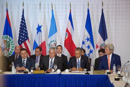 Presidente Daniel participa en reunión del SICA con Obama previo a Cumbre de las Américas