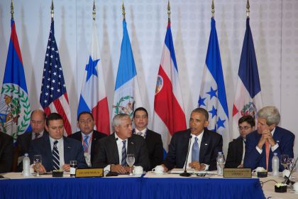 Presidente Daniel participa en reunión del SICA con Obama previo a Cumbre de las Américas