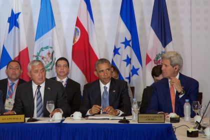 Presidente Daniel participa en reunión del SICA con Obama previo a Cumbre de las Américas