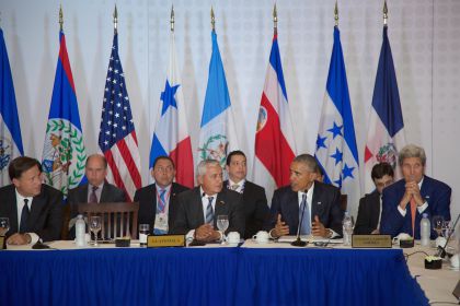 Presidente Daniel participa en reunión del SICA con Obama previo a Cumbre de las Américas