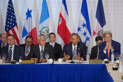 Presidente Daniel participa en reunión del SICA con Obama previo a Cumbre de las Américas
