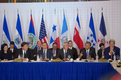 Presidente Daniel participa en reunión del SICA con Obama previo a Cumbre de las Américas